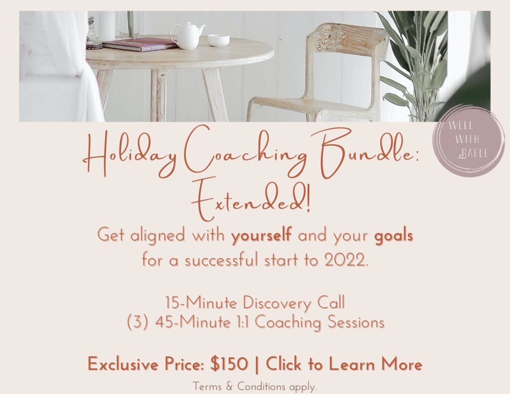 holiday coaching bundle promotional graphic